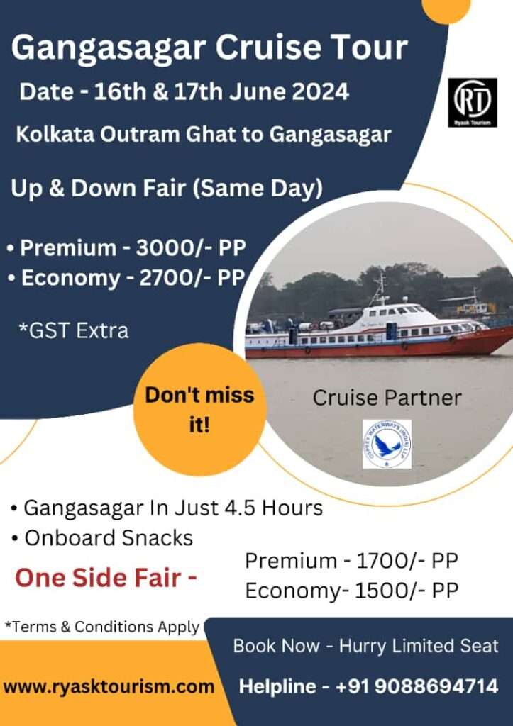 Kolkata To Gangasagar By Cruise | Book Online Now