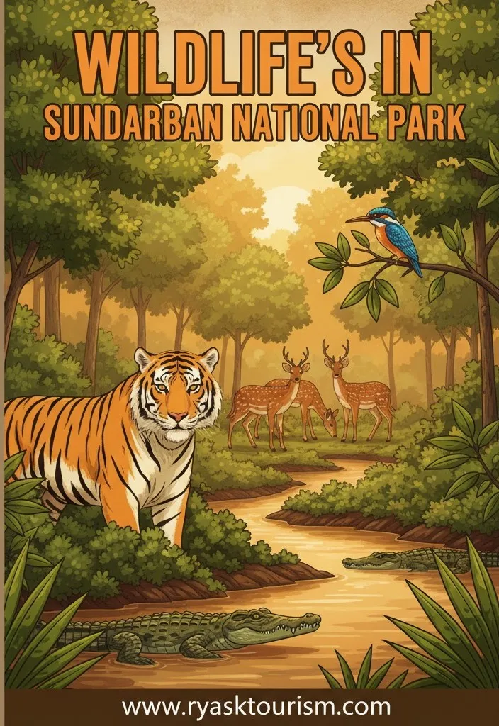 Wildlife's in Sundarban National Park
