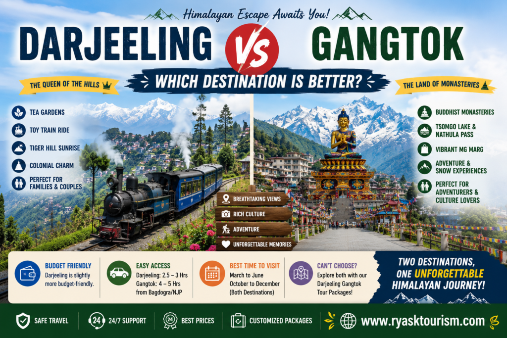 Darjeeling Vs Gangtok Which Destination Is Better?