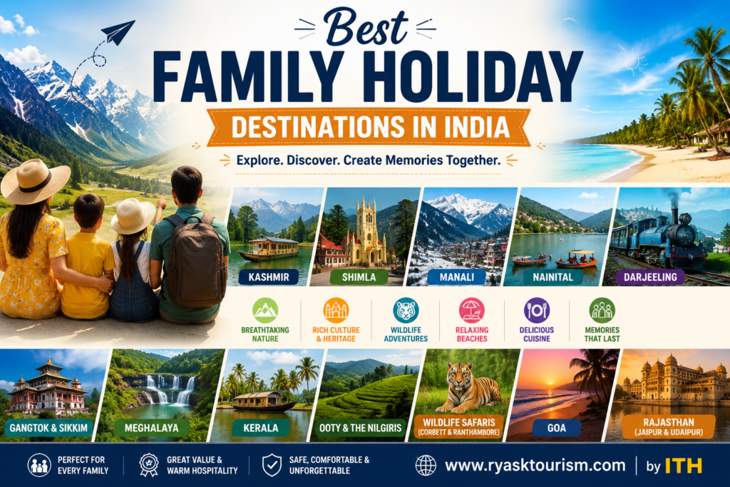 Best Family Holiday Destinations In India