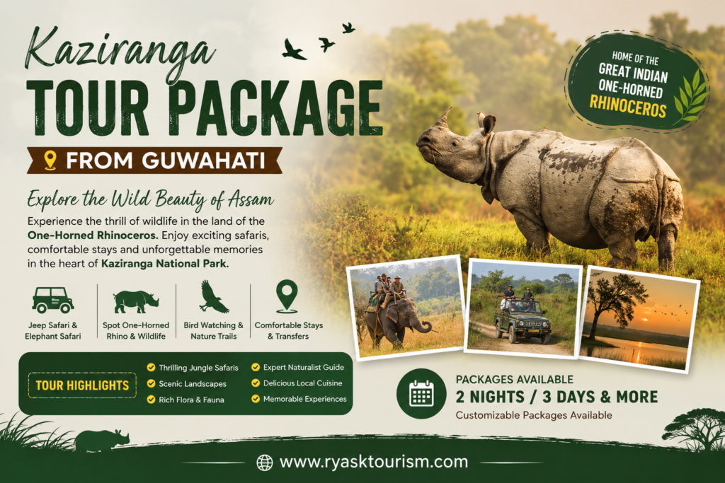 Kaziranga Tour Package From Guwahati