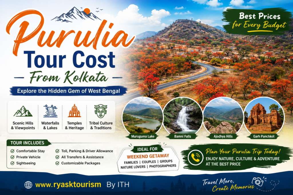 Purulia Tour Cost From Kolkata