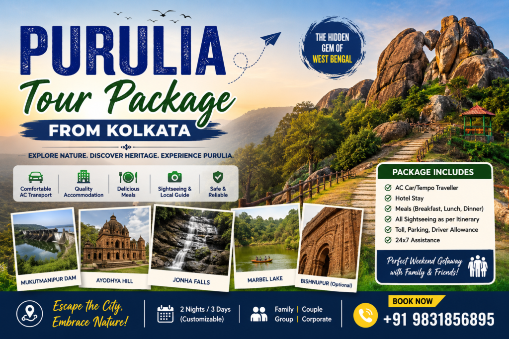 Purulia Tour Package From Kolkata
