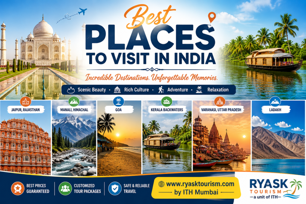 Best Places To Visit In India